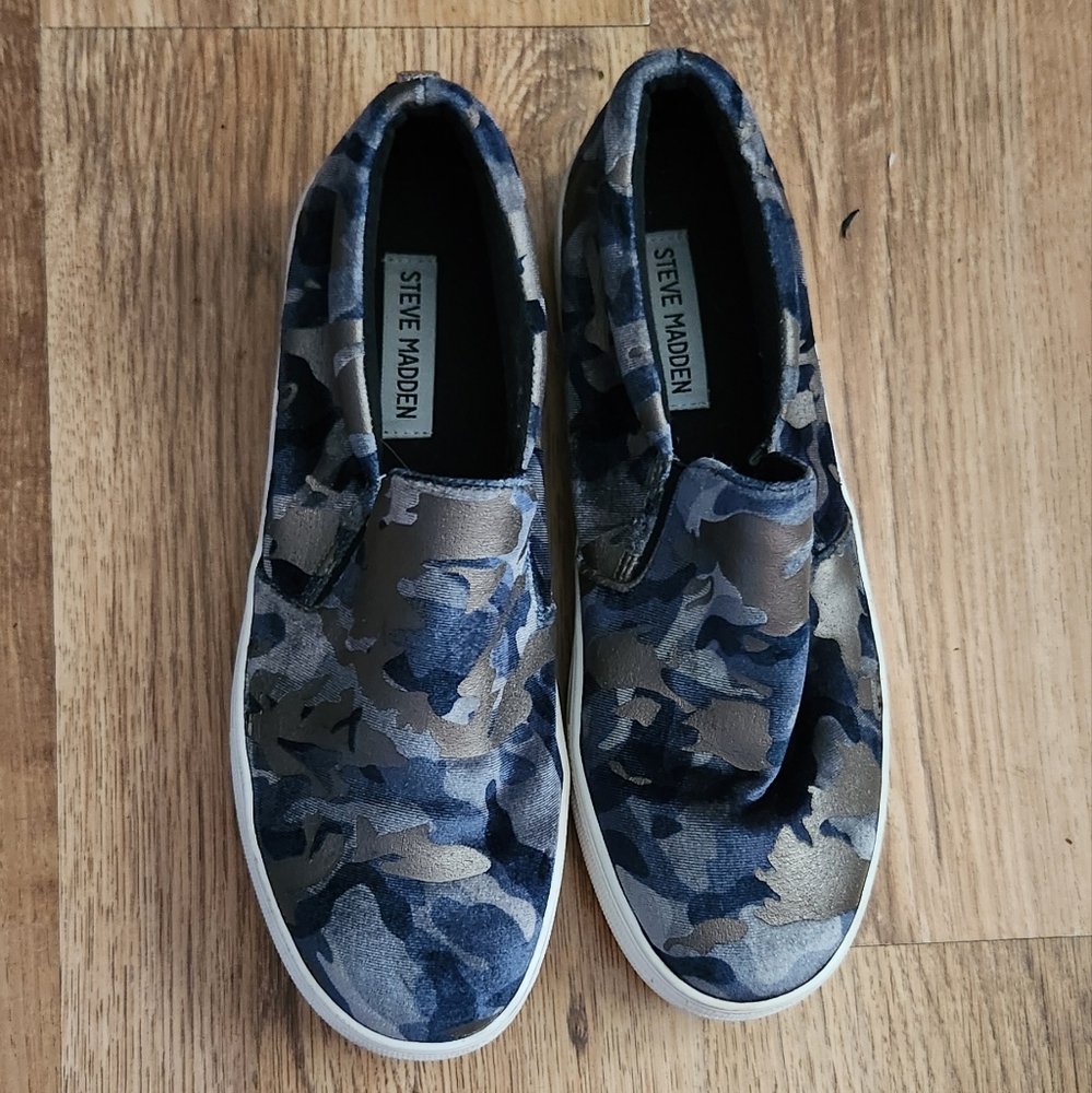 Steve Madden Kids' Camouflage Slip-On Shoes